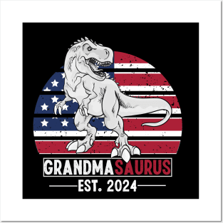 1st Time GrandMa EST 2024 New First GrandMa 2024 Posters and Art